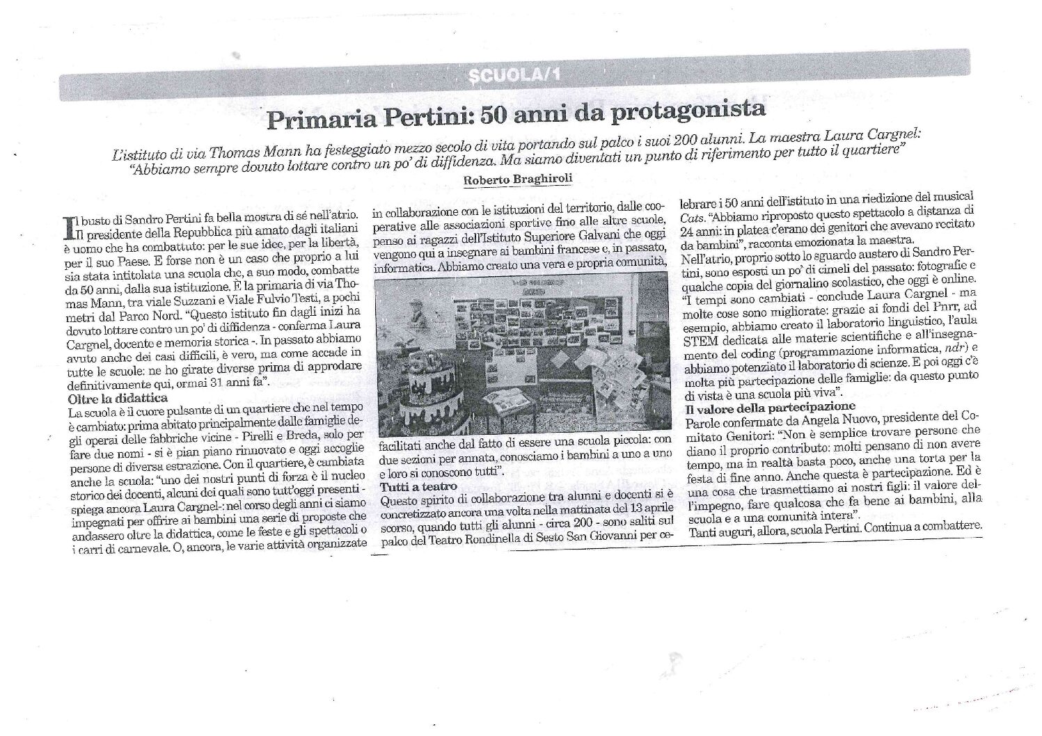 50…anni…. Scuola Primaria S.Pertini!!!!